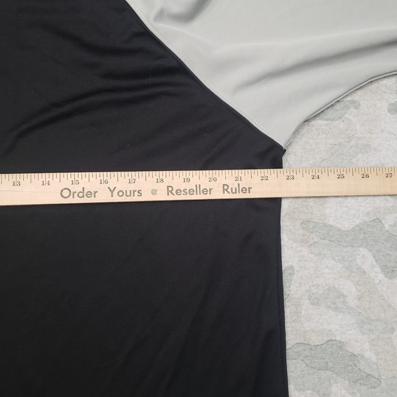 Vintage Hawk Shirt Mens XL Black Y2K Pullover Long Sleeve Skateboarding Raglan - Picture 9 of 10